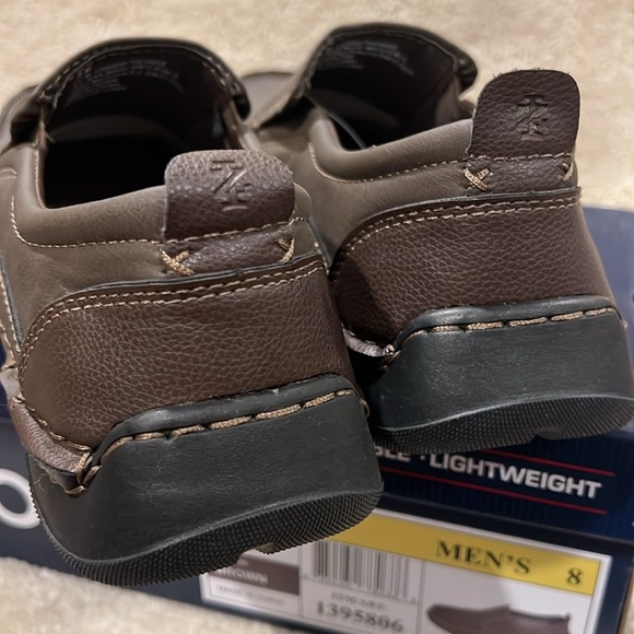 IZOD Men's Thomas Memory Foam Casual Slip-On Shoes Brown Sizes 8 NWB - Picture 7 of 7